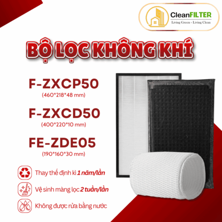 Màng lọc không khí Panasonic: F-PXG50, F-PXC50, F-PDC50, F-P548E4, F-VXD50, F-P548E5, F-PXE50,...
