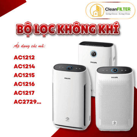 Màng lọc không khí Philips: AC1215, AC1214, AC2729, AC1216, AC1212, AC1210... màng lọc Hepa