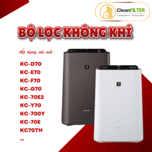 Màng lọc không khí Sharp: KC-D70,KC-E70,KC-F70,KC-G70,KC-Y70,KC-700Y,KC-70E,KC70TH,...màng lọc Hepa