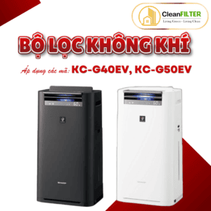 Màng lọc không khí Sharp: KC-G40EV, KC-G50EV, FZ-G40DFE, FZ-D40HFE,... Màng lọc than, màng lọc hepa