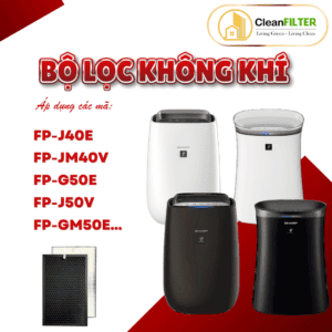 Màng lọc không khí Sharp: FP-J40E,FP-JM40V,FP-G50E,FP-J50V,FP-GM50E,FP-F40,FP-FM40,...màng lọc Hepa