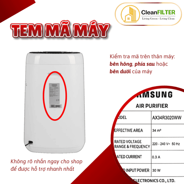 Màng lọc không khí Samsung AX40R3030WM và AX34R3020WW – màng lọc kết hợp HEPA và Than hoạt tính - Hình ảnh 8