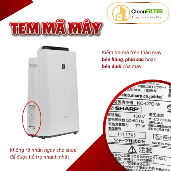 Màng lọc không khí Sharp: KC-D70,KC-E70,KC-F70,KC-G70,KC-Y70,KC-700Y,KC-70E,KC70TH,...màng lọc Hepa - Hình ảnh 9