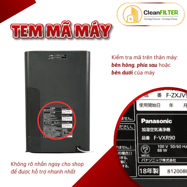 Màng lọc không khí Panasonic: F–VR901, VR701, VXM90, VXM70, VC70XM, VXL90, VXL70, VC70XL, VC70XU... - Hình ảnh 2