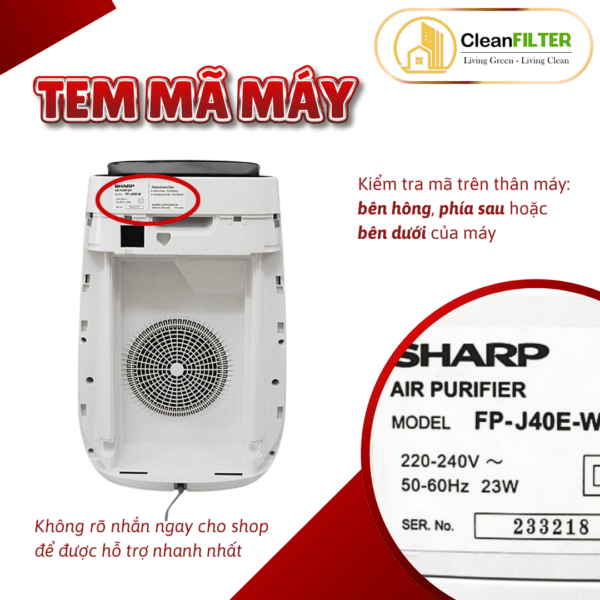 Màng lọc không khí Sharp: FP-J40E,FP-JM40V,FP-G50E,FP-J50V,FP-GM50E,FP-F40,FP-FM40,...màng lọc Hepa - Hình ảnh 7