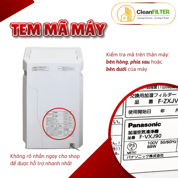 Màng lọc không khí Panasonic: F-VXJ90, F-VXJ70, F-VC70, F-VCK70, F-VXK80S, F-VXK70/90, F-VXM70/90... - Hình ảnh 10