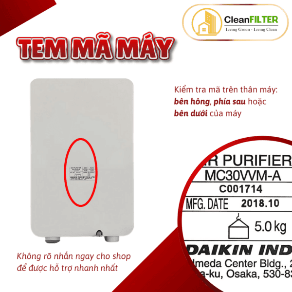 Màng lọc không khí Daikin: MC30VVM-A, MC30UVM6, MC30VVM-H,... màng lọc Hepa, màng lọc than - Hình ảnh 8