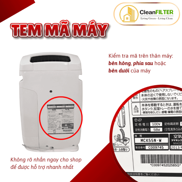 Màng lọc không khí Daikin Trứng: MCK55, TCK55, ACK55, MCK40, ACK40, TCK40,... Màng lọc Hepa - Hình ảnh 9