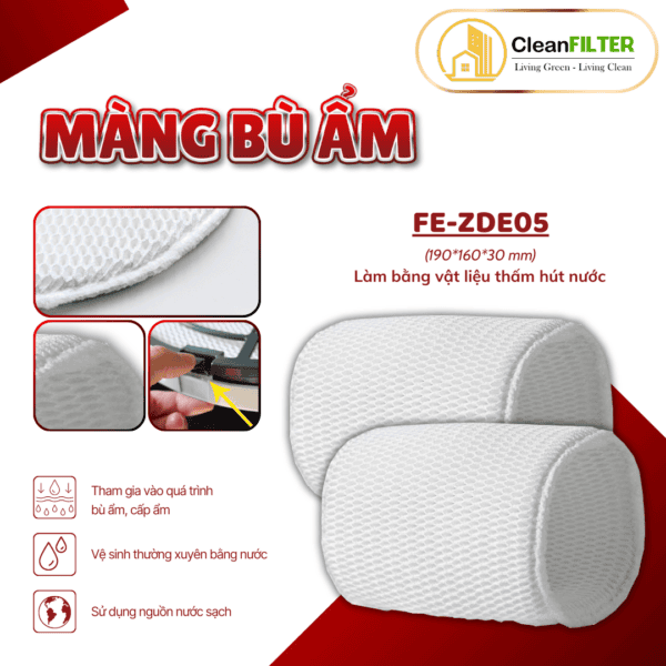 Màng lọc không khí Panasonic: F-PXG50, F-PXC50, F-PDC50, F-P548E4, F-VXD50, F-P548E5, F-PXE50,... - Hình ảnh 6