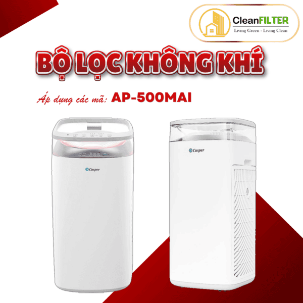 Màng lọc không khí Casper AP-500MAI – màng lọc kết hợp HEPA và Than hoạt tính - Hình ảnh 2
