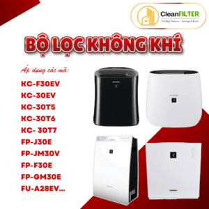 Màng lọc không khí thay thế Mã: FZ-F30HFE, KC-F30EV, 30T5, FP-J30E, JM30V, F30E, GM30E, FU-A28EV,...