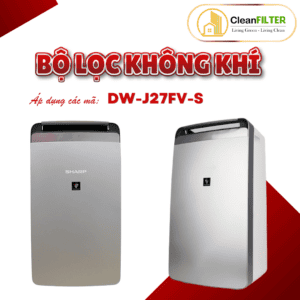 Màng lọc không khí thay thế Mã: FZ-J20HFE, DW-J27FV-S, Hút ẩm kèm lọc không khí, 2in1, màng lọc Hepa