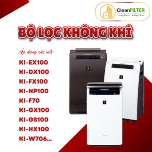 Màng lọc không khí thay thế Mã: FZ-E100HF, KI-EX100, DX100, FX100, GX100, GS100, HX100, GF70, WF70,.