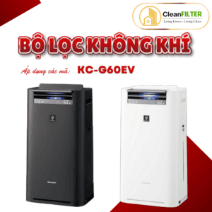 Màng lọc không khí thay thế Mã: FZ-D60HFE, KC-G60EV-W. Màng lọc Hepa, Màng lọc than, màng bù ẩm
