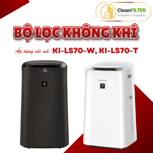 Màng lọc không khí thay thế Mã: FZ-D70HF, KI-LS70,... màng lọc Hepa, màng lọc than hoạt tính