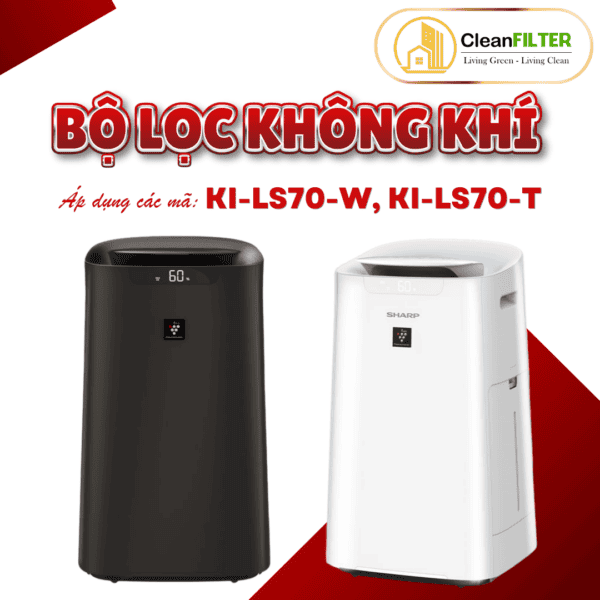 Màng lọc không khí thay thế Mã: FZ-D70HF, KI-LS70,... màng lọc Hepa, màng lọc than hoạt tính