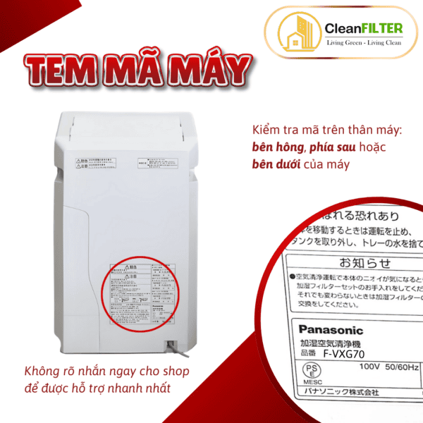 Màng lọc không khí Panasonic: F-VXG80, F-VXH80, F-VXG70, F-VXGB70, F-VXH70, F-VX70E8,..màng lọc Hepa - Hình ảnh 10