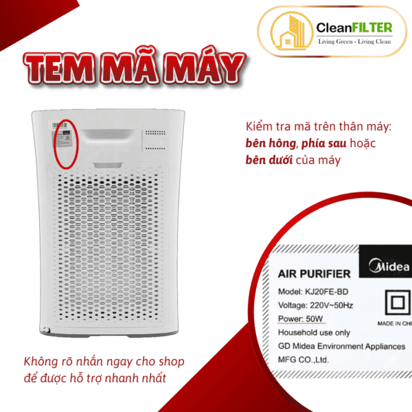 Màng lọc không khí MIDEA: KJ20FE, MAP-210GC46, MAP-200GD41,..màng lọc kết hợp HEPA và Than hoạt tính - Hình ảnh 8