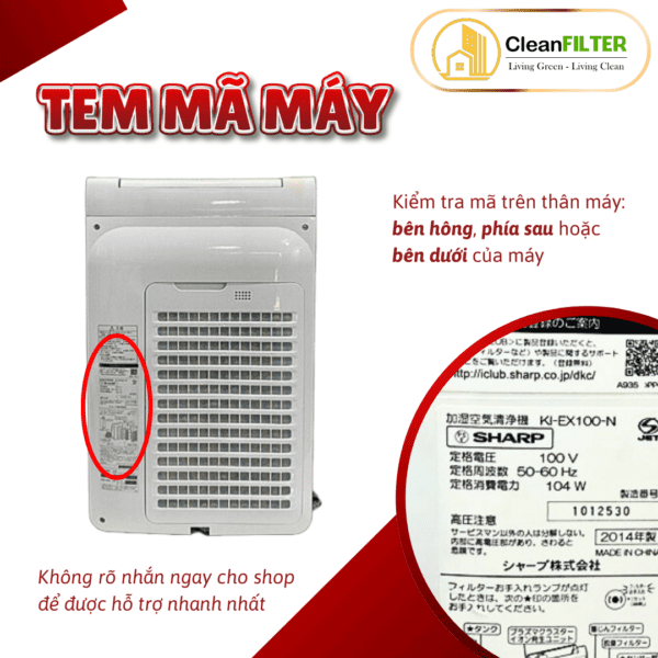Màng lọc không khí thay thế Mã: FZ-E100HF, KI-EX100, DX100, FX100, GX100, GS100, HX100, GF70, WF70,. - Hình ảnh 10