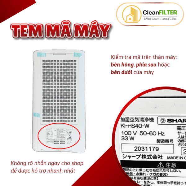 Màng lọc không khí thay thế Mã: FZ-G40SF, KI-HS40, LS40, JS40, NS40, LD50, ND50, PD50..màng lọc Hepa - Hình ảnh 7