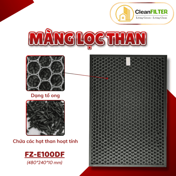 Màng lọc không khí thay thế Mã: FZ-E100HF, KI-EX100, DX100, FX100, GX100, GS100, HX100, GF70, WF70,. - Hình ảnh 7