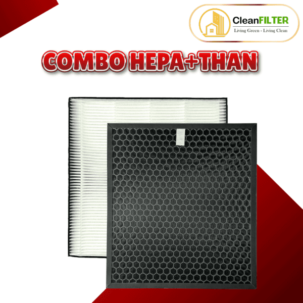 Màng lọc không khí thay thế Mã: FZ-J20HFE, DW-J27FV-S, Hút ẩm kèm lọc không khí, 2in1, màng lọc Hepa - Hình ảnh 4