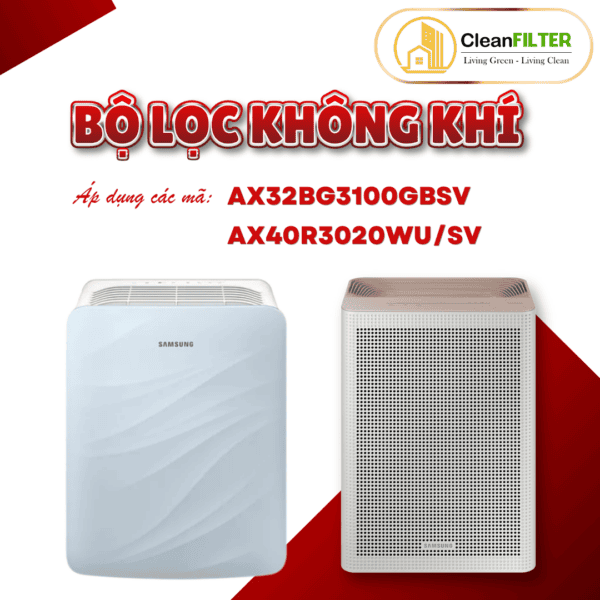 Màng lọc không khí Samsung AX32BG3100GBSV, AX40R3020WU/SV– màng lọc kết hợp HEPA và Than hoạt tính - Hình ảnh 2