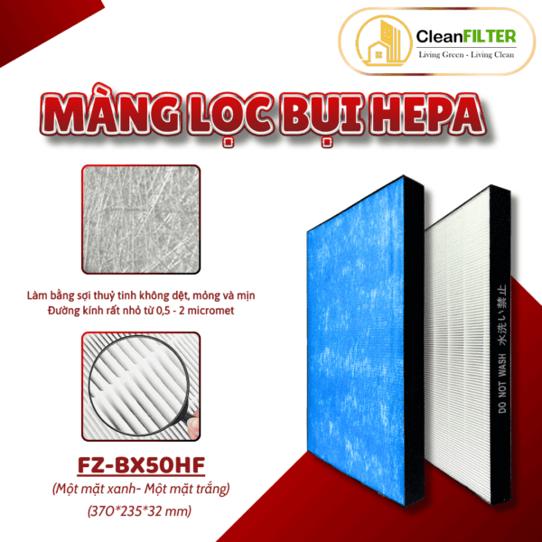 Màng bù ẩm Sharp: FZ-BB60XK, KI55, KI-EX75, DX70, BX50, BX70, BX80, BX85, AX80, BX100….. - Hình ảnh 7