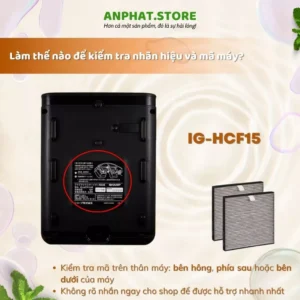 Màng lọc không khí máy lọc khí Sharp IG-HCF15-B & IG-GCF15, FP-JC2M-B 6 vn 11134207 7ras8 m228jdeo1y8r49