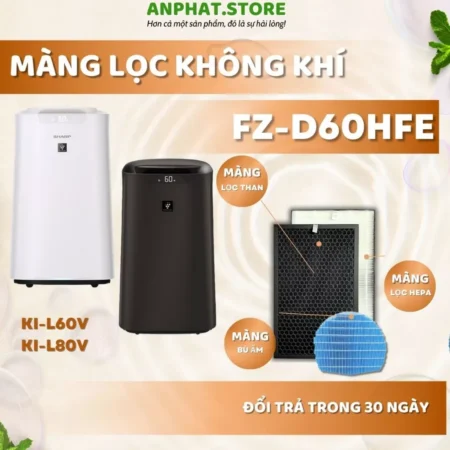 Màng lọc không khí FZ-D60HFE, KI-L60V-W, KI-L80V