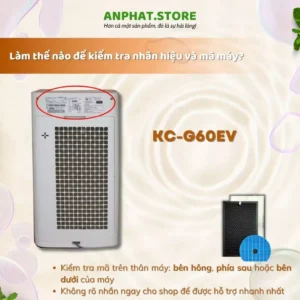 Màng lọc không khí FZ-D60HFE, KC-G60EV-W 8 vn 11134207 7ras8 m22939tjo4gr4f