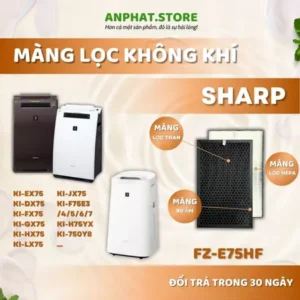 Màng lọc không khí Mã: FZ-E75HF, KI-EX75, DX75, FX75, GX75, LX75, Màng lọc bụi Hepa
