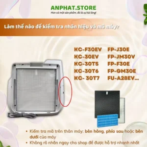Màng lọc không khí: FZ-F30HFE, KC-F30EV, 30T5, FP-J30E, JM30V, F30E, GM30E, FU-A28EV 8 vn 11134207 7ras8 m229dv5dn3ry8f