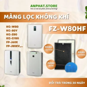 Màng lọc không khí : FZ-W80HF, KC-C150, KC-80Y, KC-Z80, KC-W80,