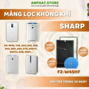 Màng lọc không khí FZ-W45HF, KC-W45, Y45,B50,A50,C70,A40,Z40,Z45 B40, 500Y5, 20TX1...