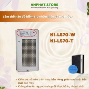 Màng lọc không khí thay thế Mã: FZ-D70HF, KI-LS70 9 vn 11134207 7ras8 m22bdpkwpnmm3b