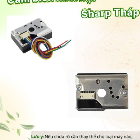 Cảm biến khói bụi dành cho máy lọc không khí Sharp, Daikin nội địa loại 5 chân, 6 chân