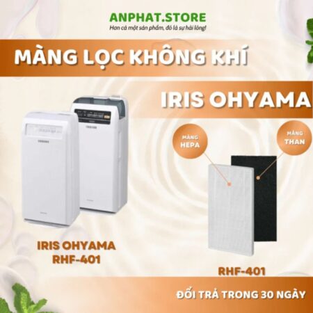 Màng Lọc Không Khí IRIS OHYAMA RHF-401 - Màng Lọc Kết Hợp HEPA Và Than Hoạt Tính