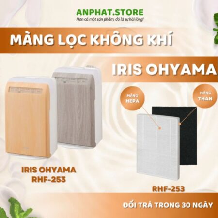 Màng Lọc Không Khí IRIS OHYAMA RHF-253 - Màng Lọc Kết Hợp HEPA Và Than Hoạt Tính