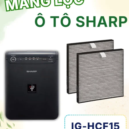 Màng Lọc Không Khí Máy Lọc Khí Ô Tô Mã IG-HCF15-B & IG-GCF15, FP-JC2M-B Màng Lọc Hepa - Sharp