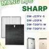 Màng Lọc Không Khí Sharp : FZ-J20HFE, DW-J27FV-S, DW-T30FV,... Hút Ẩm Kèm Lọc Không Khí