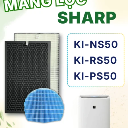 Màng Lọc Không Khí Sharp : KI-NS50, KI-PS50, KI-RS50, KI-S50E2, KI-S50E8, KI-S50E9,...Màng Bù Ẩm