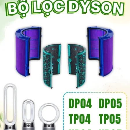 Lõi Lọc Không Khí Thay Thế Dyson DP04/TP04/HP04/DP05/TP05/HP05, Bộ Lọc Kết Hợp HEPA & Than Hoạt Tính