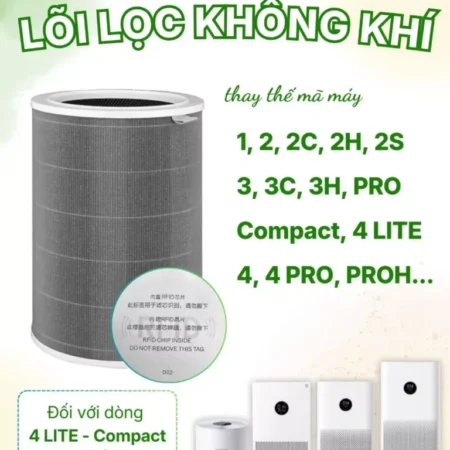 Lõi Lọc Không Khí CleanFilter Thay Thế Air Purifier 1/ 2 / 3 / 4 / 4LITE / 4 PRO / PROH / Compact,..- Xiaomi