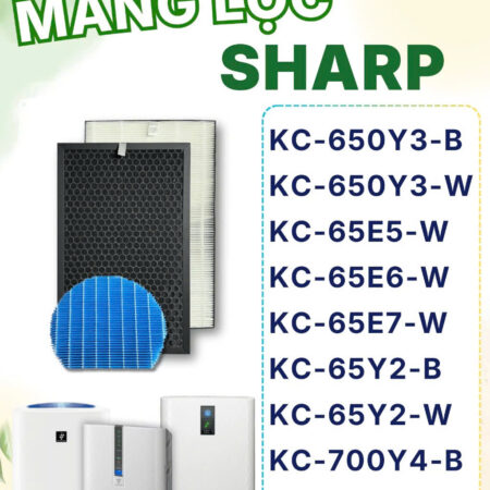 Màng Lọc Không Khí : FZ-W45HF, KC-W45, Y45,B50,A50,C70,A40,Z40,Z45 B40, 500Y5, 20TX1...